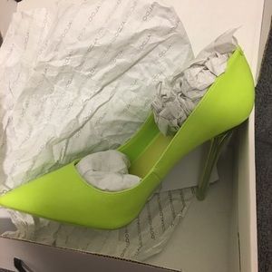 Green heels!